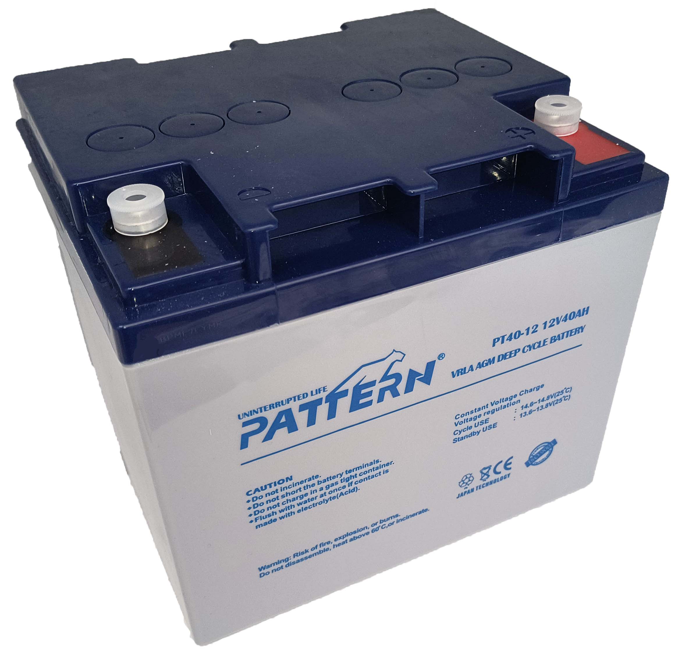 ΜΠΑΤΑΡΙΑ ΜΟΛΥΒΔΟΥ ΒΑΘΙΑΣ ΕΚΦΟΡΤΙΣΗΣ 12V-40AH